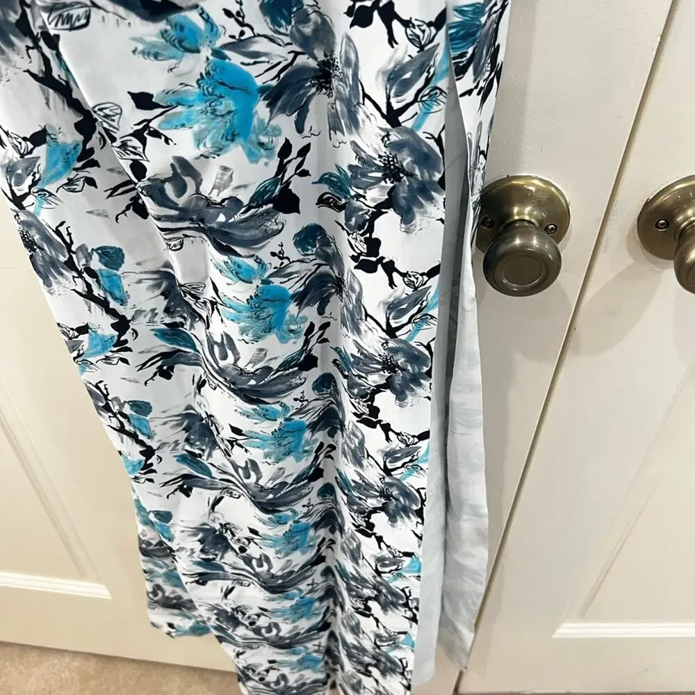 NWT Chiara Boni La Petite Robe Marga gathered floral gown, size 8 - Picture 4 of 12